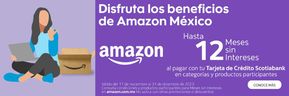 Ofertas de Bancos y Servicios en Buenavista (Cuauhtémoc) | Hasta 12 MSI en Amazon Mexico con ScotiaBank de Scotia Bank | 1/12/2023 - 31/12/2023