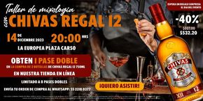 Catálogo La Europea en Guadalajara | Taller Chivas Regal | 4/12/2023 - 13/12/2023