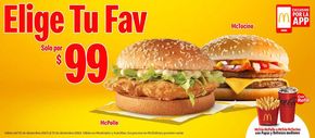 Catálogo McDonald's en Ciudad Madero | Elige tu fav | 18/12/2023 - 31/12/2024