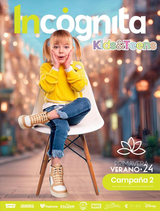 Catálogo Incógnita en Villa Nicolás Romero | Calzado Kids&Teens PV/24 Campaña 2 | 29/2/2024 - 31/5/2024