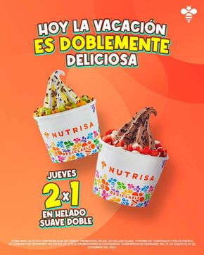 Ofertas de Restaurantes en Mérida | 2x1 en helado de Nutrisa | 15/1/2024 - 31/12/2024