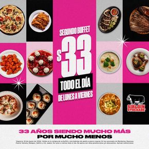 Ofertas de Restaurantes en Puerto Vallarta | Segundo Buffet de Sirloin Stockade | 15/1/2024 - 22/3/2024