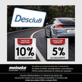 Ofertas de Autos en Puerto Peñasco | Descuentos Desclub de Meineke | 18/1/2024 - 31/10/2024