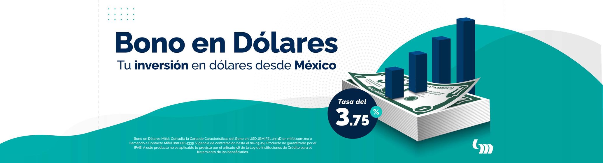 Catálogo Banca Mifel en Ciudad de México | Bono en dolares | 19/1/2024 - 6/3/2024