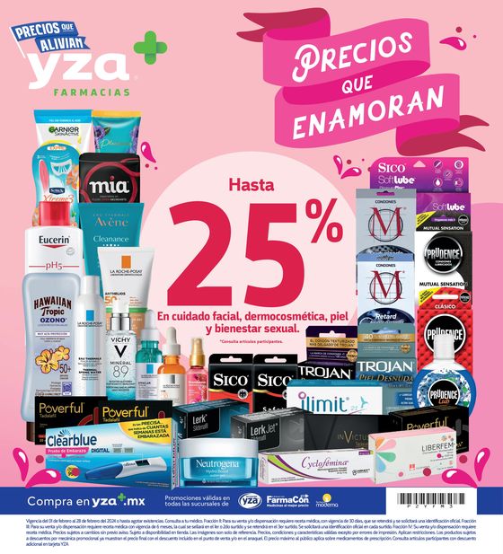 Catálogo Farmacias YZA en Comitán de Domínguez | Precios que Enamoran | 1/2/2024 - 28/2/2024