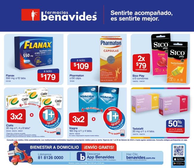 Catálogo Farmacias Benavides en Xochimilco | Folleto de Febrero | 2/2/2024 - 29/2/2024