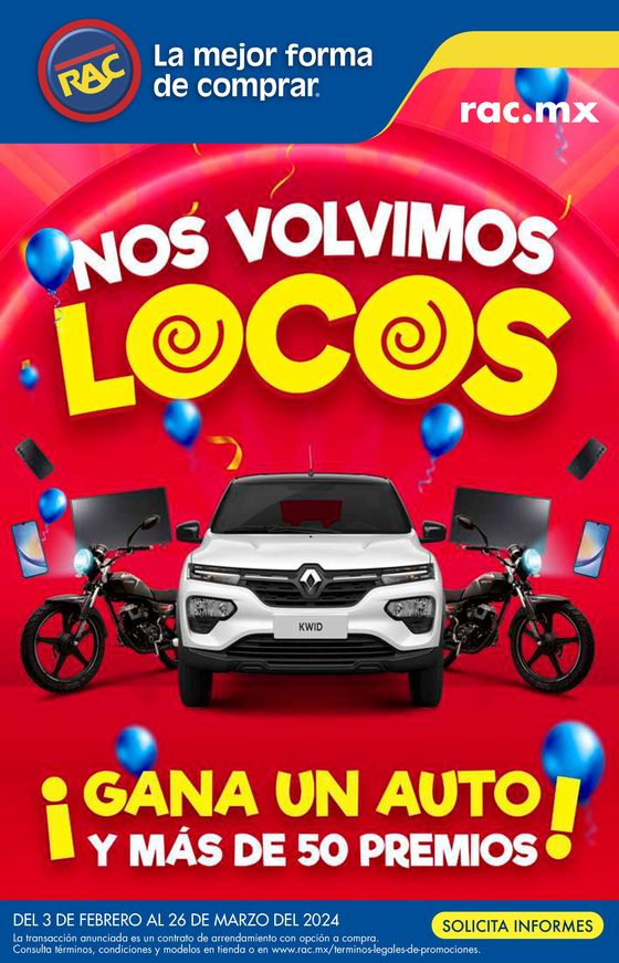 Catálogo RAC en Reynosa | Nos volvimos locos | 6/2/2024 - 26/3/2024