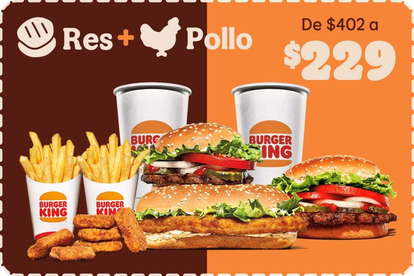Catálogo Burger King en Comitán de Domínguez | Ofertas Increíbles Burger King! | 7/2/2024 - 6/5/2024