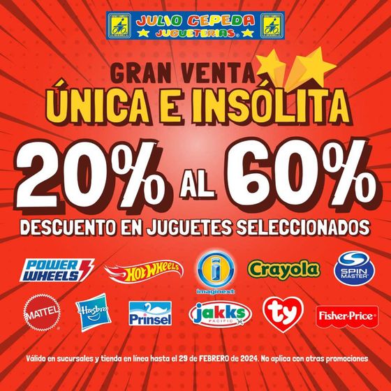 Juguetería julio cepeda online ofertas