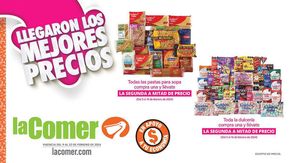 Ofertas de Supermercados en Lerma de Villada | LLEGARON LOS MEJORES PRECIOS  de La Comer | 9/2/2024 - 22/2/2024