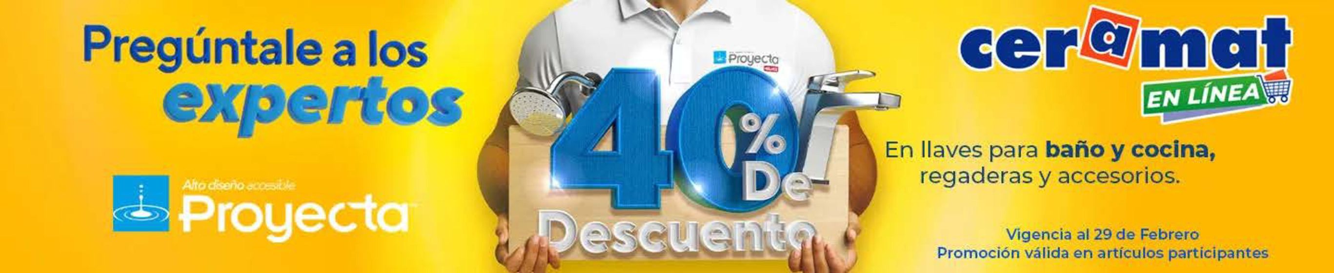 Catálogo Ceramat en Comalcalco | 40% de descuento | 13/2/2024 - 29/2/2024