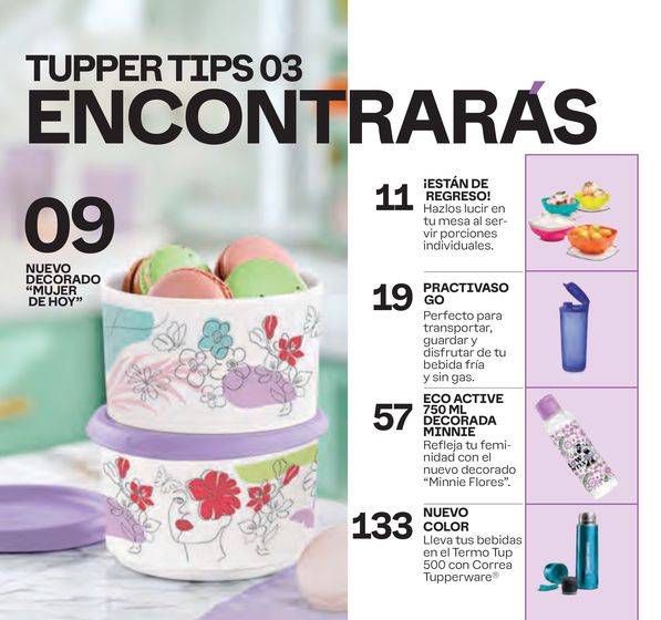 Catálogo Tupperware en Santiago de Querétaro | Tupper Tips 03 - SER MUJER ES... | 13/2/2024 - 3/3/2024