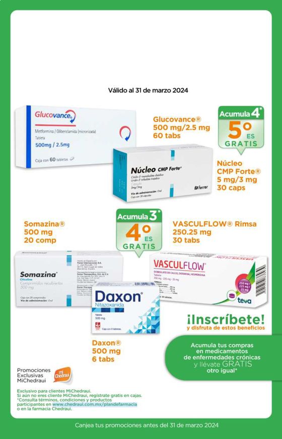Catálogo Chedraui en Mérida | Plan de Farmacia | 16/2/2024 - 31/3/2024