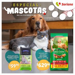 Ofertas de Supermercados en Cancún | Especial Mascotas Nacional de Soriana Híper | 16/2/2024 - 27/2/2024