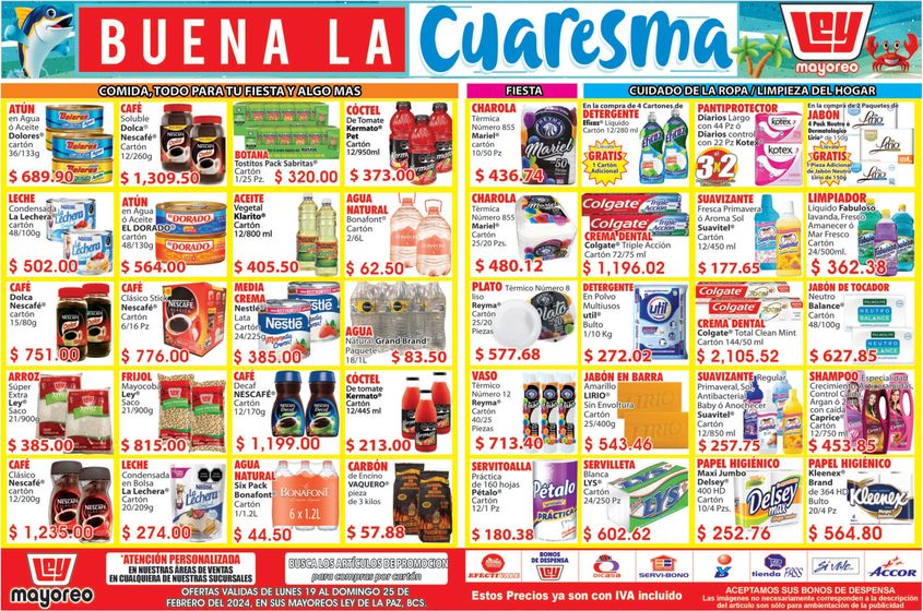 Catálogo Casa Ley | Buena la Cuaresma | 19/2/2024 - 25/2/2024