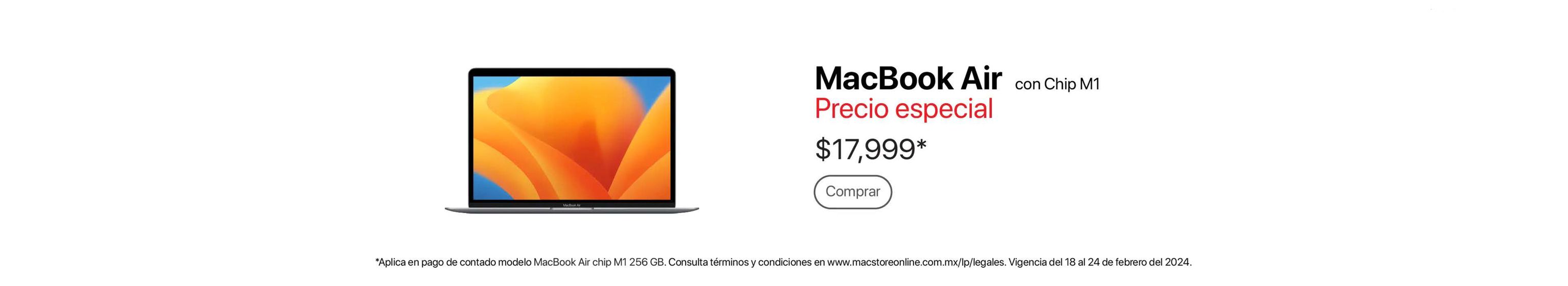 Catálogo MacStore en Guadalajara | Precio Especial MacBook Air | 20/2/2024 - 24/2/2024