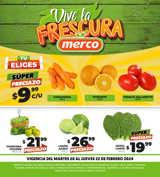 Catálogo Merco en Monterrey | Merco - Vive la frescura | 20/2/2024 - 22/2/2024