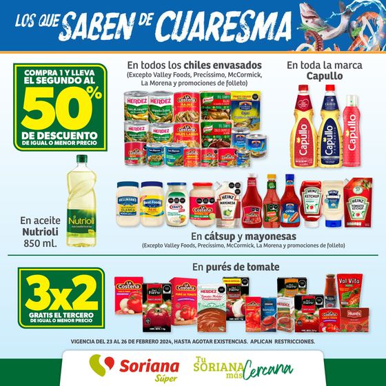 Catálogo Soriana Súper en Zapopan | Fin de Semana | 23/2/2024 - 26/2/2024