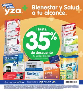 Ofertas de Farmacias y Salud en Ciudad Obregón | Bienestar y Salud a tu alcance. de Farmacias YZA | 29/2/2024 - 27/3/2024