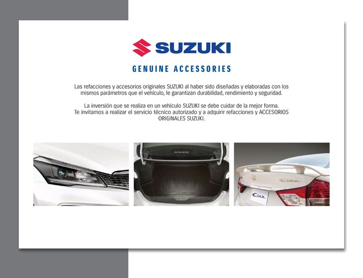 Catálogo Suzuki en Zacatecas | Suzuki CIAZ | 27/2/2024 - 31/12/2024