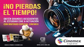 Ofertas de Ocio en Cancún | No pierdas el tiempo! de Cinemex | 27/2/2024 - 31/12/2024