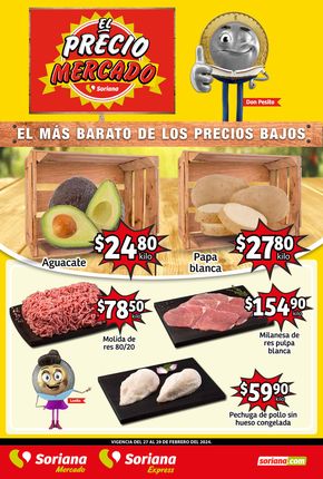 Catálogo Soriana Mercado en Zapopan | El Precio Mercado | 28/2/2024 - 29/2/2024