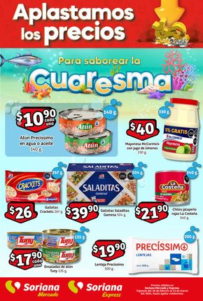 Ofertas de Supermercados en Cárdenas (Tabasco) | Aplastamos Los Precios Mercado de Soriana Express | 28/2/2024 - 13/3/2024