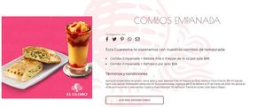 Ofertas de Restaurantes en Tlalpan (CDMX) | Combos Empanada de El Globo | 28/2/2024 - 31/3/2024