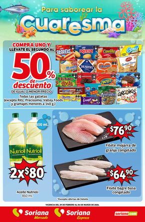 Catálogo Soriana Mercado | Fin de Semana Mercado Nacional | 29/2/2024 - 4/3/2024