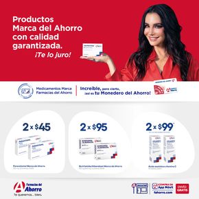 Ofertas de Farmacias y Salud en Ciudad de México | Folleto Marca del Ahorro de Farmacias del Ahorro | 4/3/2024 - 31/3/2024