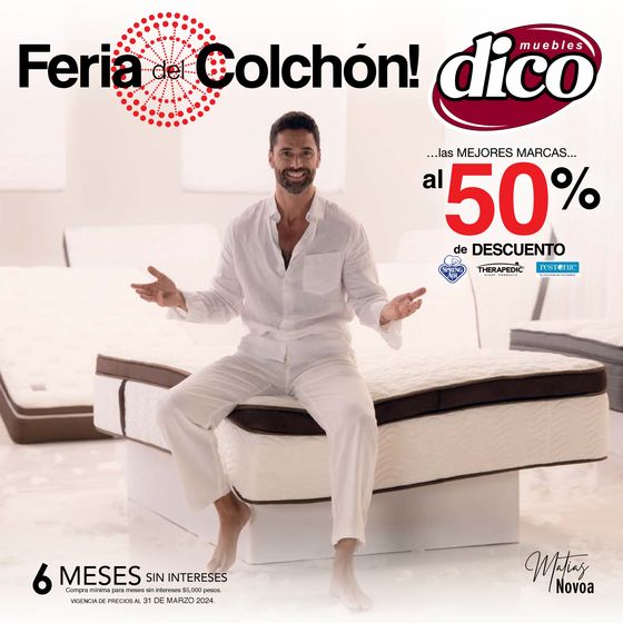 Catálogo Muebles Dico en Culiacán Rosales | Feria Del Colchon | 5/3/2024 - 31/3/2024