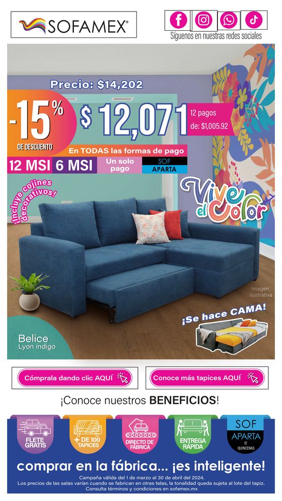 Catálogo Sofamex en Cuernavaca | Catálogo Marzo | 5/3/2024 - 31/3/2024