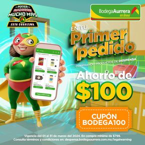 Catálogo Bodega Aurrera en Guadalajara | Ahorro de $100 | 6/3/2024 - 31/3/2024
