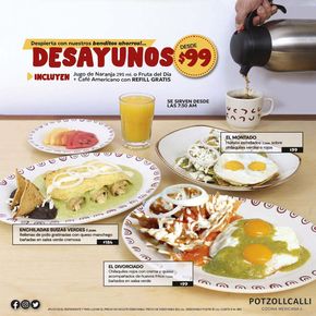 Ofertas de Restaurantes en Zumpango de Ocampo | Promociones del mes de Potzollcalli | 11/3/2024 - 31/3/2024