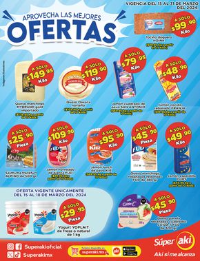 Ofertas de Supermercados en Playa del Carmen | Aprovecha las mejores ofertas de Aki Gran Mayoreo | 18/3/2024 - 31/3/2024