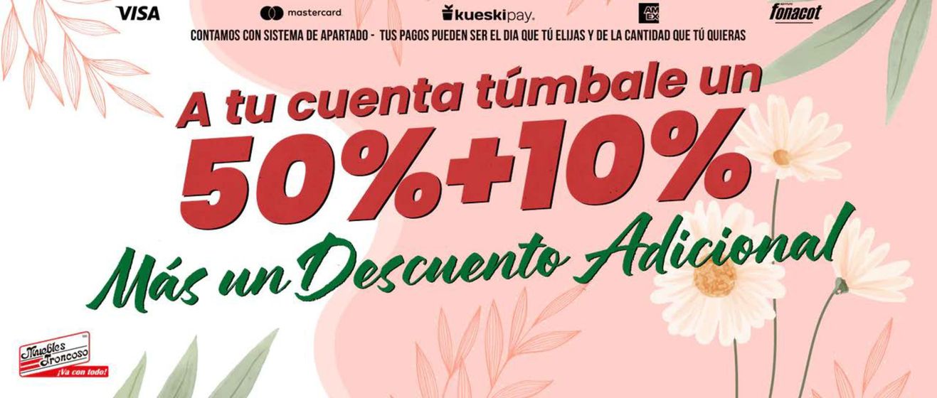 Catálogo Muebles Troncoso en Ecatepec de Morelos | Primavera de Descuentos | 20/3/2024 - 31/3/2024