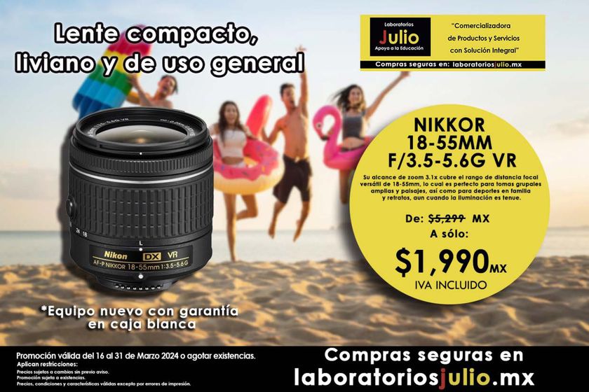 Catálogo Laboratorios Julio en Iztapalapa | Promoción especial Nikon | 20/3/2024 - 31/3/2024