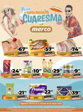 Ofertas de Supermercados en San Nicolás de los Garza | Pesca los Super Preciazos - Cuaresma de Merco | 22/3/2024 - 28/3/2024