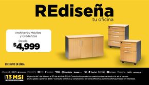 Catálogo OfficeMax en Ixtapaluca | REdiseña tu oficina | 21/3/2024 - 30/4/2024