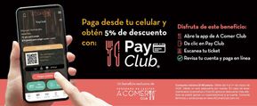 Ofertas de Restaurantes en Santiago de Querétaro | 5% de descuento con PayClub de Toks Restaurante | 21/3/2024 - 31/3/2024