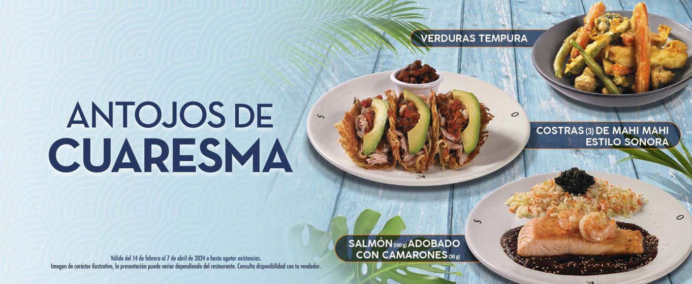 Catálogo Toks Restaurante en Ciudad Apodaca | Antojo de Cuaresma | 21/3/2024 - 7/4/2024