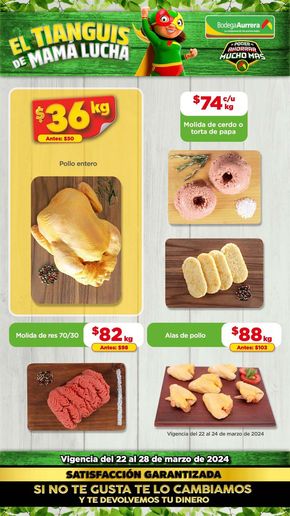 Ofertas de Supermercados en Ebano | El Tianguis de Bodega Aurrera | 25/3/2024 - 28/3/2024
