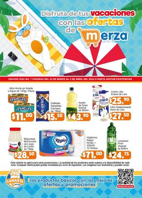 Ofertas de Supermercados en Zihuatanejo | Ofertas de Merza de Merza | 25/3/2024 - 4/4/2024