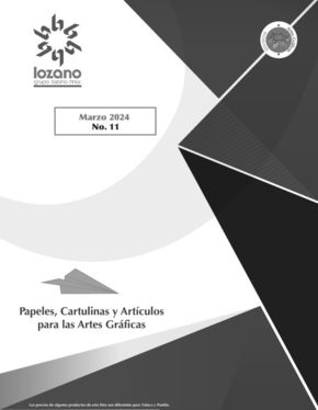 Catálogo Papelerías Lozano Hermanos en Cuauhtémoc (CDMX) | Listas de precios General No.11 | 26/3/2024 - 31/3/2024