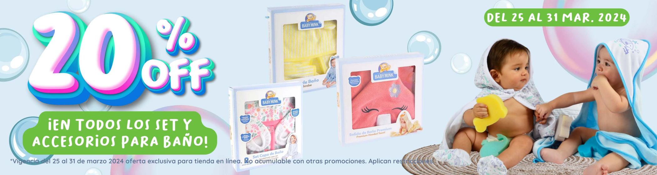 Catálogo Baby mink en Ixtapaluca | 20% off | 26/3/2024 - 31/3/2024
