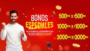 Ofertas de Ocio en Morelia | Bonos especiales de Caliente Casino | 26/3/2024 - 31/12/2024