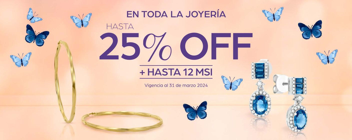 Catálogo Cristal Joyas en Gustavo A Madero | Hasta 25% off | 27/3/2024 - 31/3/2024