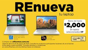 Ofertas de Electrónica en Cuautitlán Izcalli | REnueva tu laptop de OfficeMax | 27/3/2024 - 31/3/2024