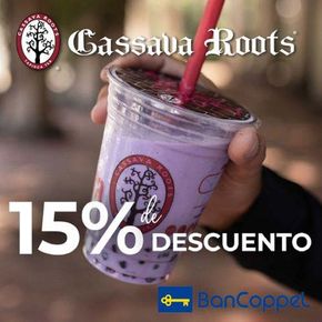 Catálogo Cassava Roots en Santiago de Querétaro | 15% de descuento - Bancoppel | 1/5/2024 - 30/6/2024