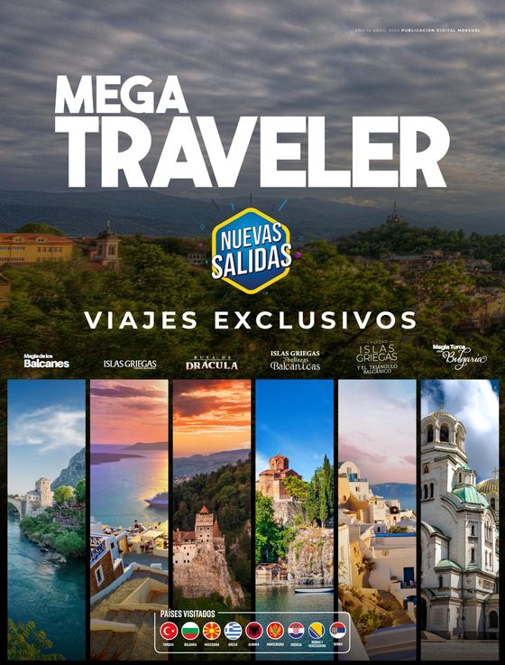Catálogo Mega travel en Morelia | Mega Traveler Abril : Viajes Exclusivos  | 3/4/2024 - 30/4/2024